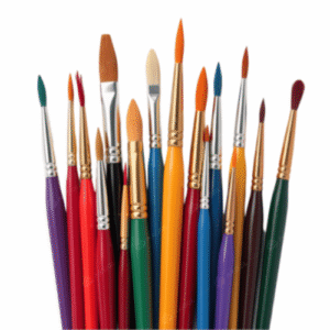 Colour Paint Brushes